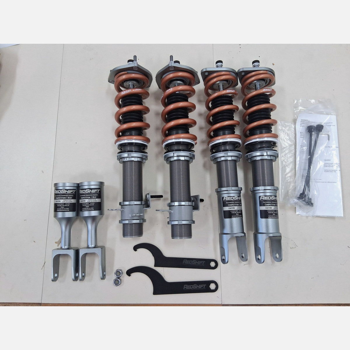RedShift Comp 1W Coilovers 2003-08 Nissan 350Z True Rear (Z33)