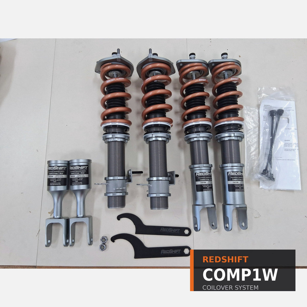 RedShift Comp 1W Coilovers 2003-08 Nissan 350Z True Rear (Z33)