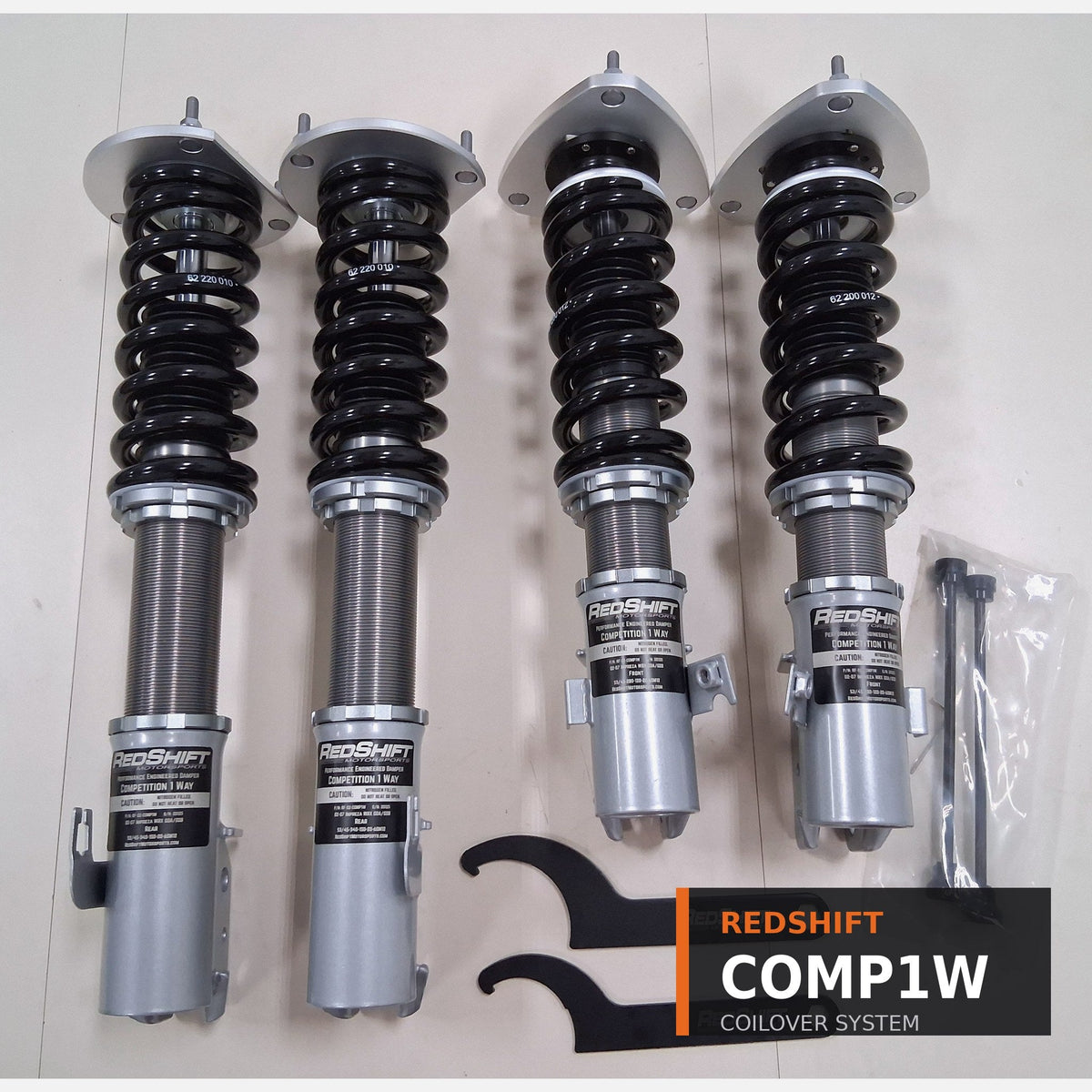 RedShift Comp 1W Coilovers 2002-07 Subaru Impreza RS Sedan and TS Wagon (GG)