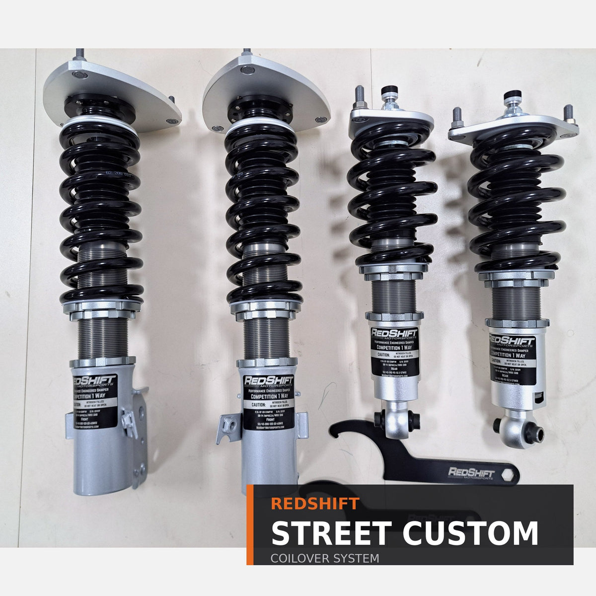 RedShift Street Custom Coilovers 2008-14 Subaru WRX (GH8)
