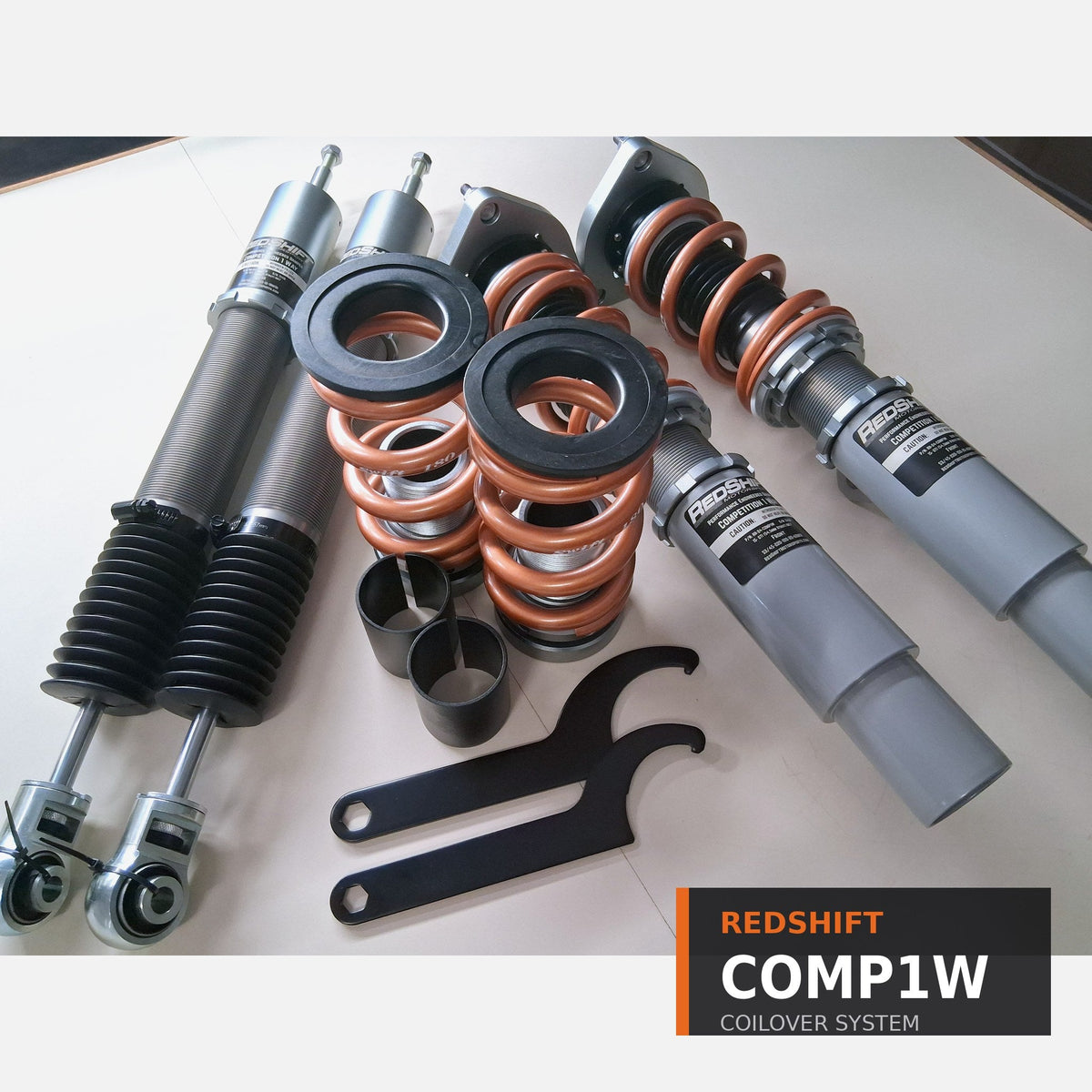 RedShift Comp 1W Coilovers 2015-21 VW Golf R (54.5mm Strut) (MK7)