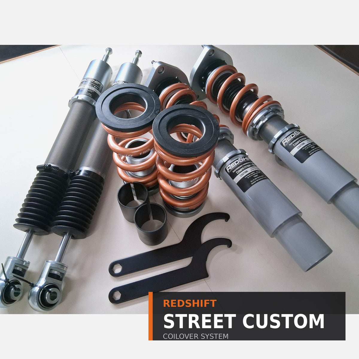RedShift Street Custom Coilovers 2015-21 VW Golf R (54.5mm Strut) (MK7)