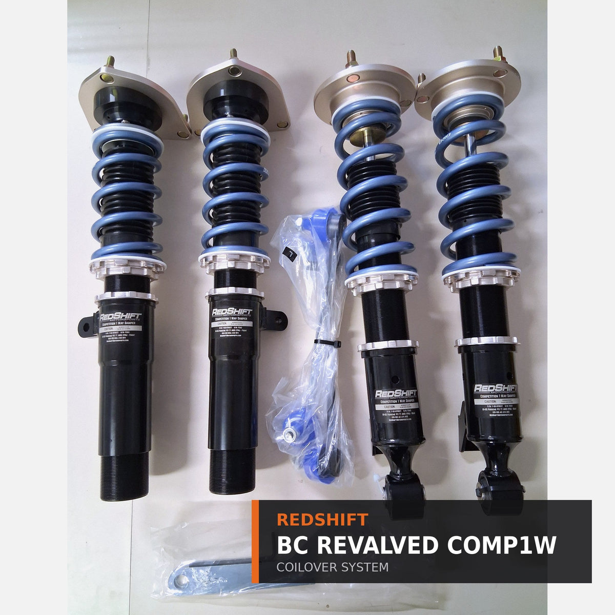RedShift BC Revalved Comp 1W Coilovers 2001-05 Porsche Porsche 911 TT AWD (996)